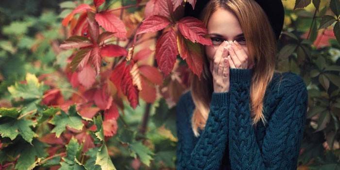 Fille dans la nature
