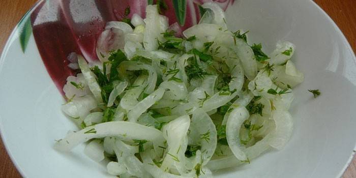 Puoli-marinoitu sipuli