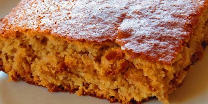 Torta de creme de leite com geléia