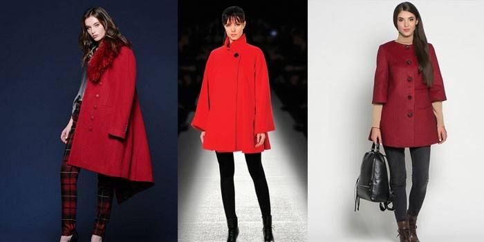Options de manteau de trapèze