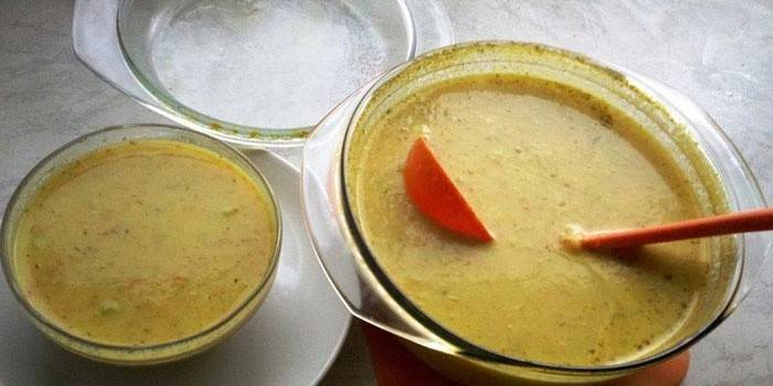 Sopa de calabacín