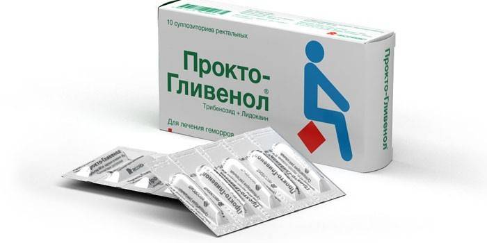 Thuốc đạn trực tràng Procto-glivenol