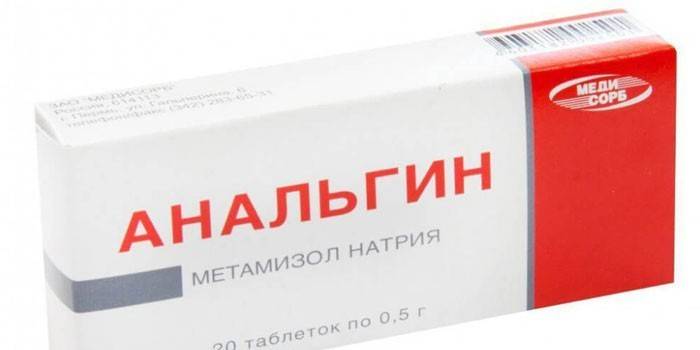 Analgin tabletės