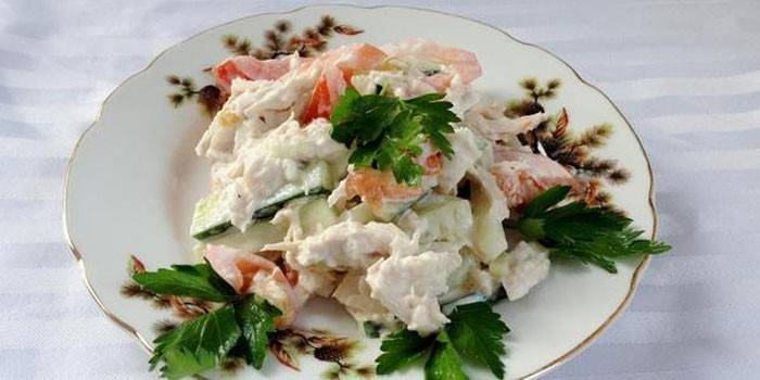 Apéritif sur une assiette
