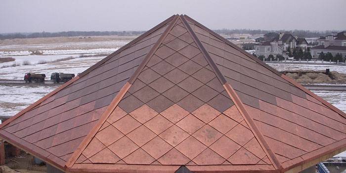 Copper roof