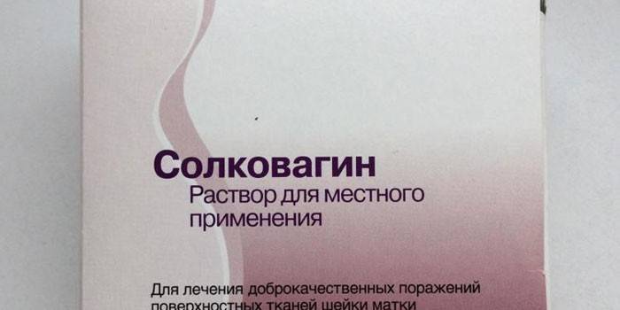 Vaistas Solkovagin pakuotėje