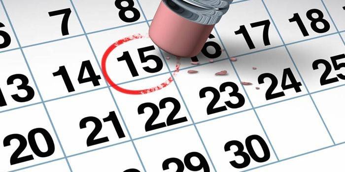 Calendário e Lápis