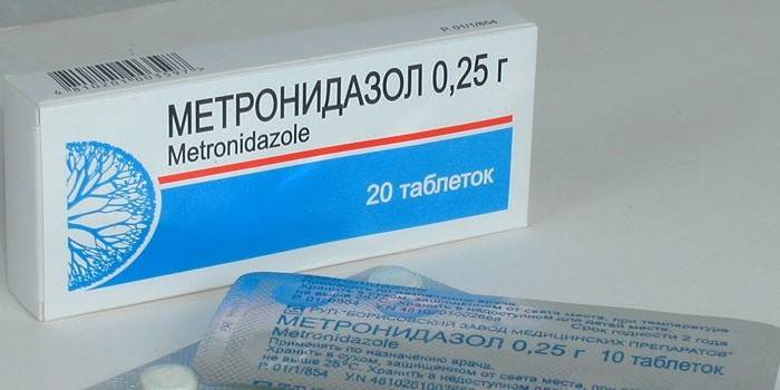 แท็บเล็ต Metronidazole