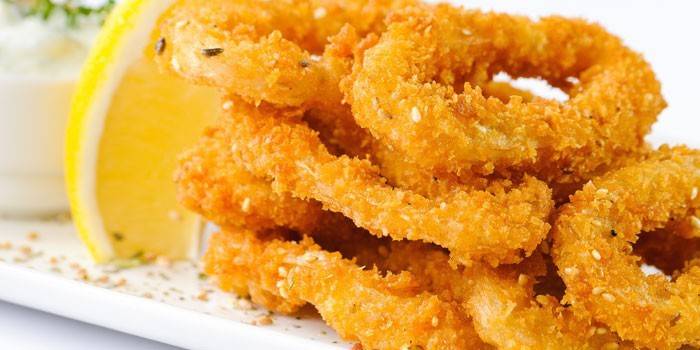 Calamares rebozados