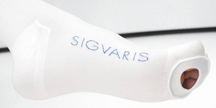 Sigvaris ยางซิลิโคนถุงน่องป้องกันเส้นเลือดอุดตัน