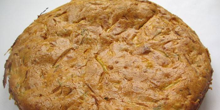 Fertige Kohl-Charlotte aus Mayonnaiseteig