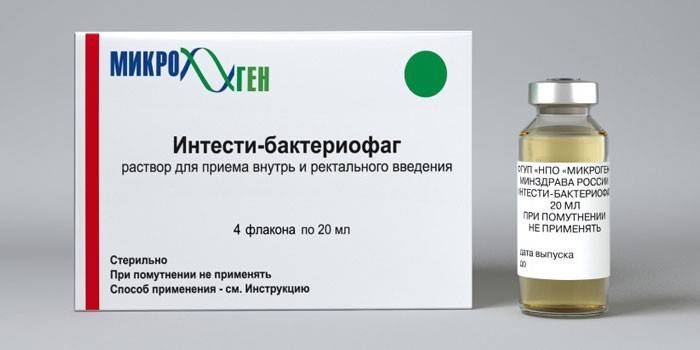 Drug Intesti-bakteriofag i emballage