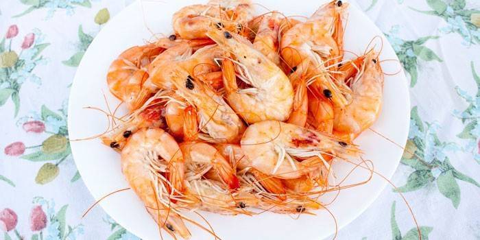 Camarones para ensalada