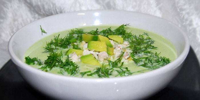 Avocado-Püree-Suppe