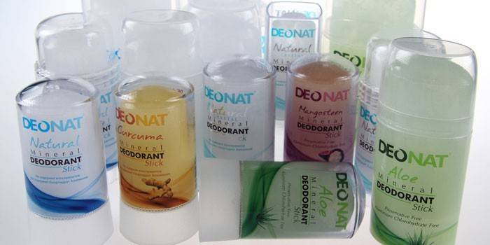 Deonat Linie von Salzdeodorants