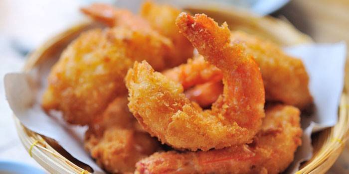 กุ้งทอดในแป้ง