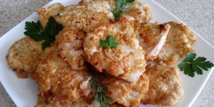 Filet de poulet en tranches