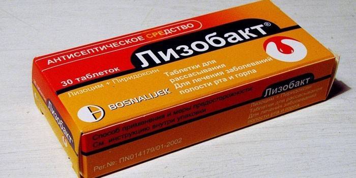 أقراص Lizobakt لكل علبة