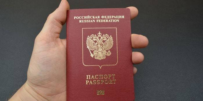Reisepass eines russischen Staatsbürgers