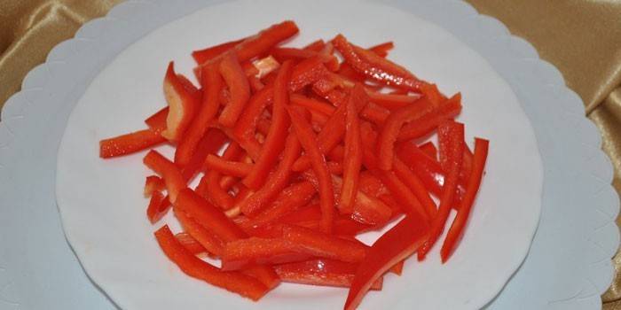 พริกหยวก Julienne