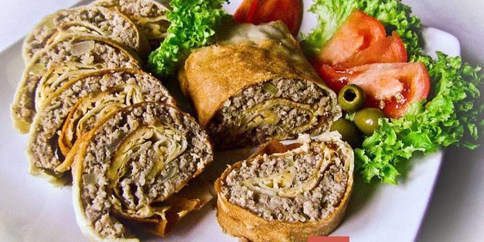 Lavash-rulla jauhelihalla