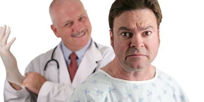 แผนกต้อนรับที่ proctologist