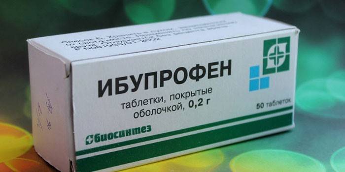 Ibuprofen-Tabletten in der Packung