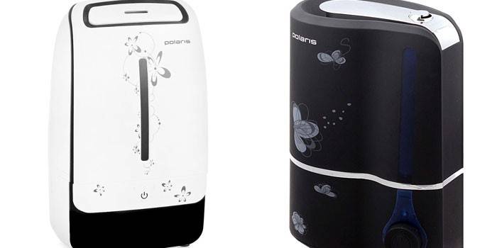 Zwei Modelle der Ultraschallbefeuchter Polaris PUH 2650 und Polaris PUH 3204