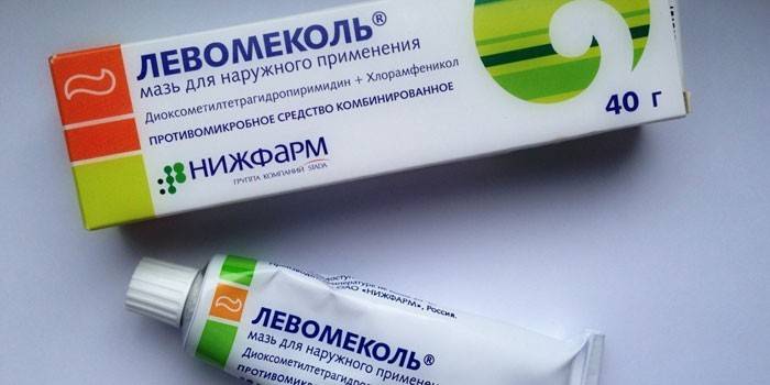 Levomekol мехлем в опаковката