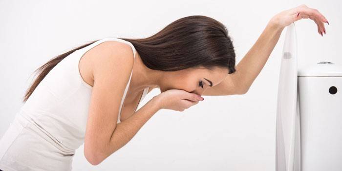 La ragazza è malata