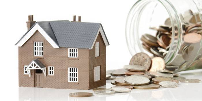 House and coins