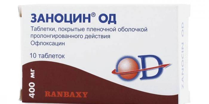 Zanocin OD tabletta