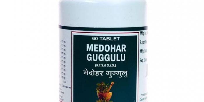 Medohar Guggul i en krukke