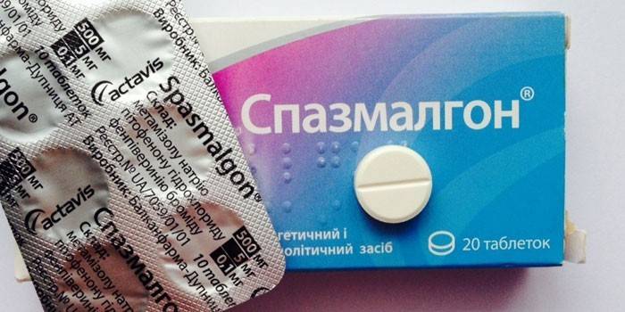 Paket başına Spazmalgon tablet