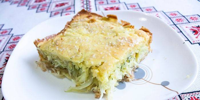 Stück gelierter Kuchen