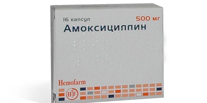 Comprimidos de amoxicilina