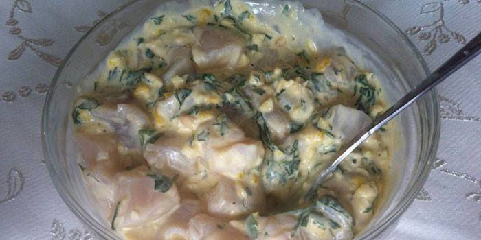 Маринирани рачићи у горушом сосу