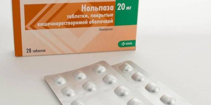 Tabletki Nolpase w opakowaniu