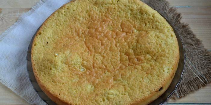 Bolo De Esponja Assado