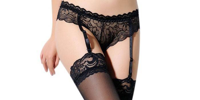 Moteriškos kojinės SILK po diržu