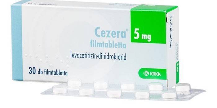 „Ceser“ tabletės pakuotėje