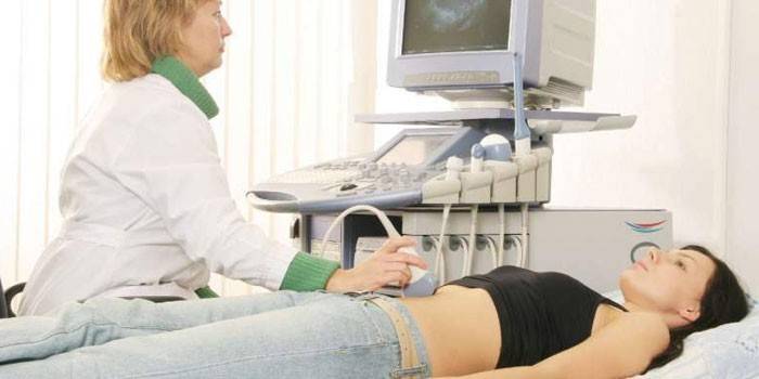 Merginos atlieka dubens organų ultragarsinę diagnostiką
