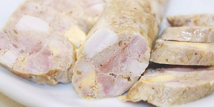 Gehackte hausgemachte Wurst