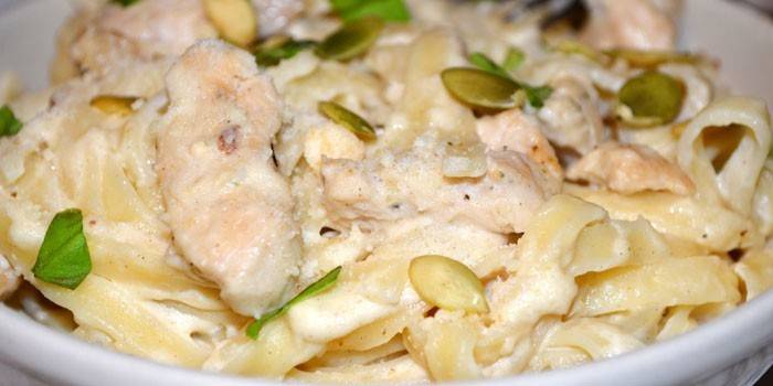 Carbonara au poulet
