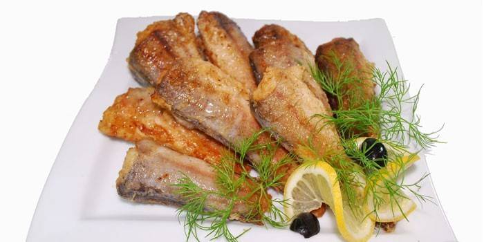 Hake før servering