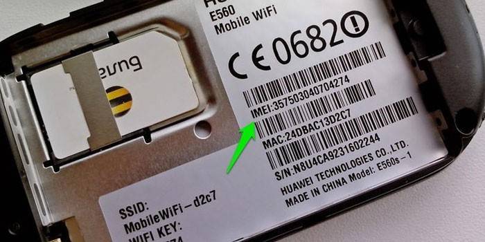 Code de téléphone IMEI