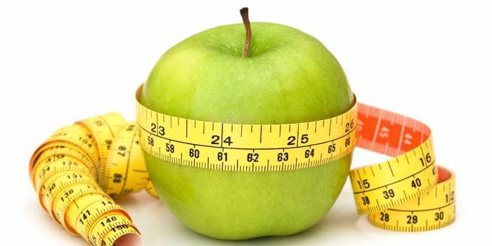 Pomme et centimètre
