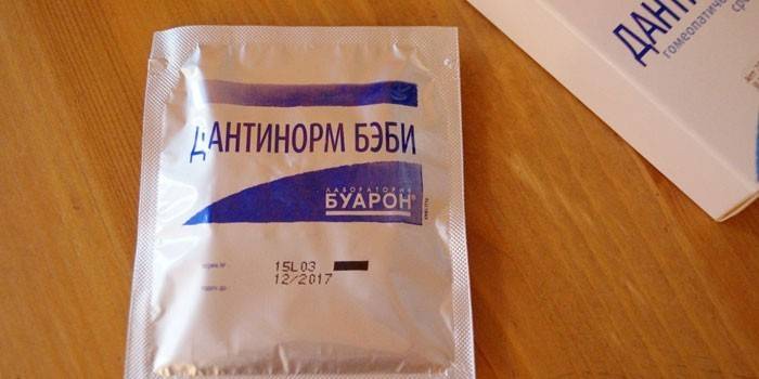 Наркотикът Dantinorm Baby в сашета