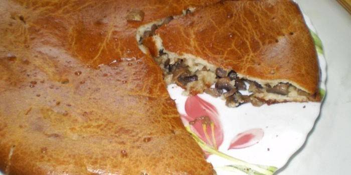Geschlossene Pilztorte