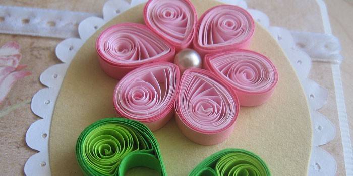 Çiçekler Quilling